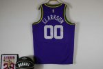 NBA 00 Clarkson Utah Jazz Maillot Retro Violet